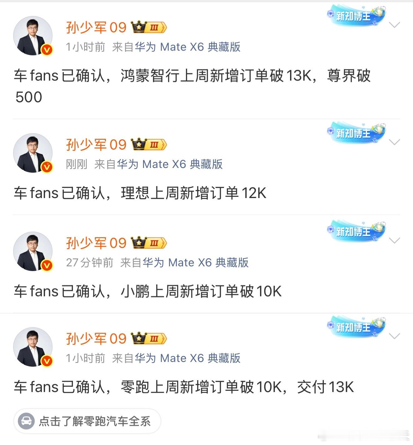 “智想小跑”上周订单，基本在10k出头～国庆冲完一波之后，进入“休养生息”阶段