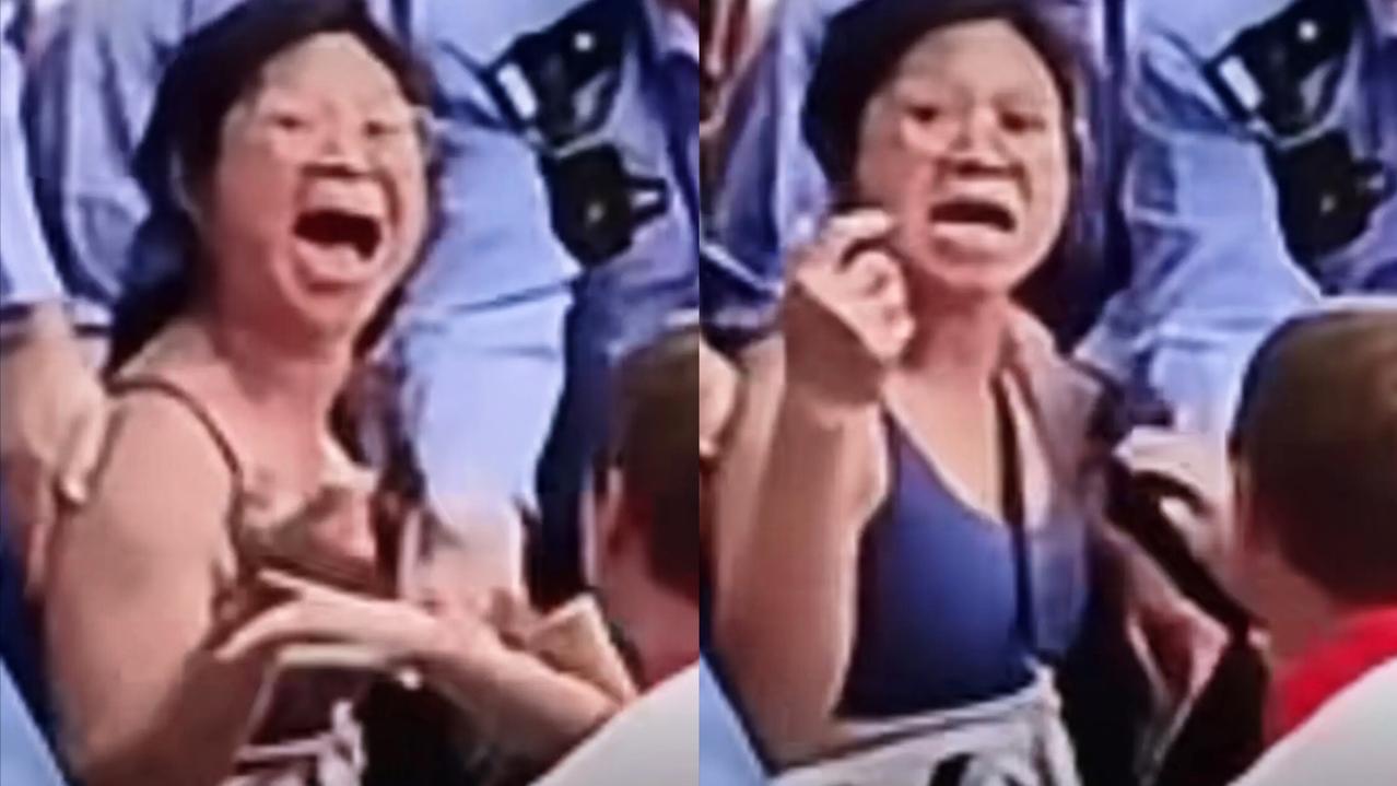 上海大师赛那谢姓女子也太离谱了！众目睽睽下撒泼打滚，警察保安劝了好几次还变本加厉