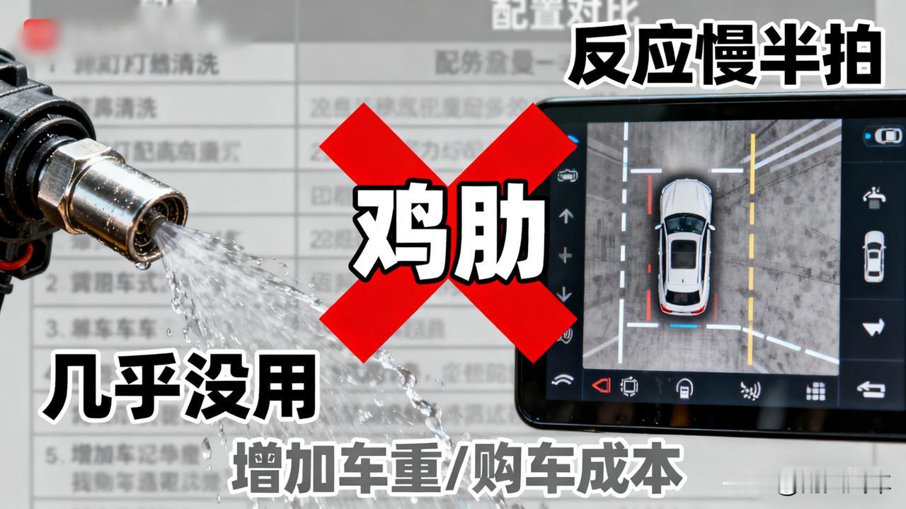 车上最没用的配置，第一名绝对是它！大家来聊聊，你觉得车上最鸡肋的配置是啥？我