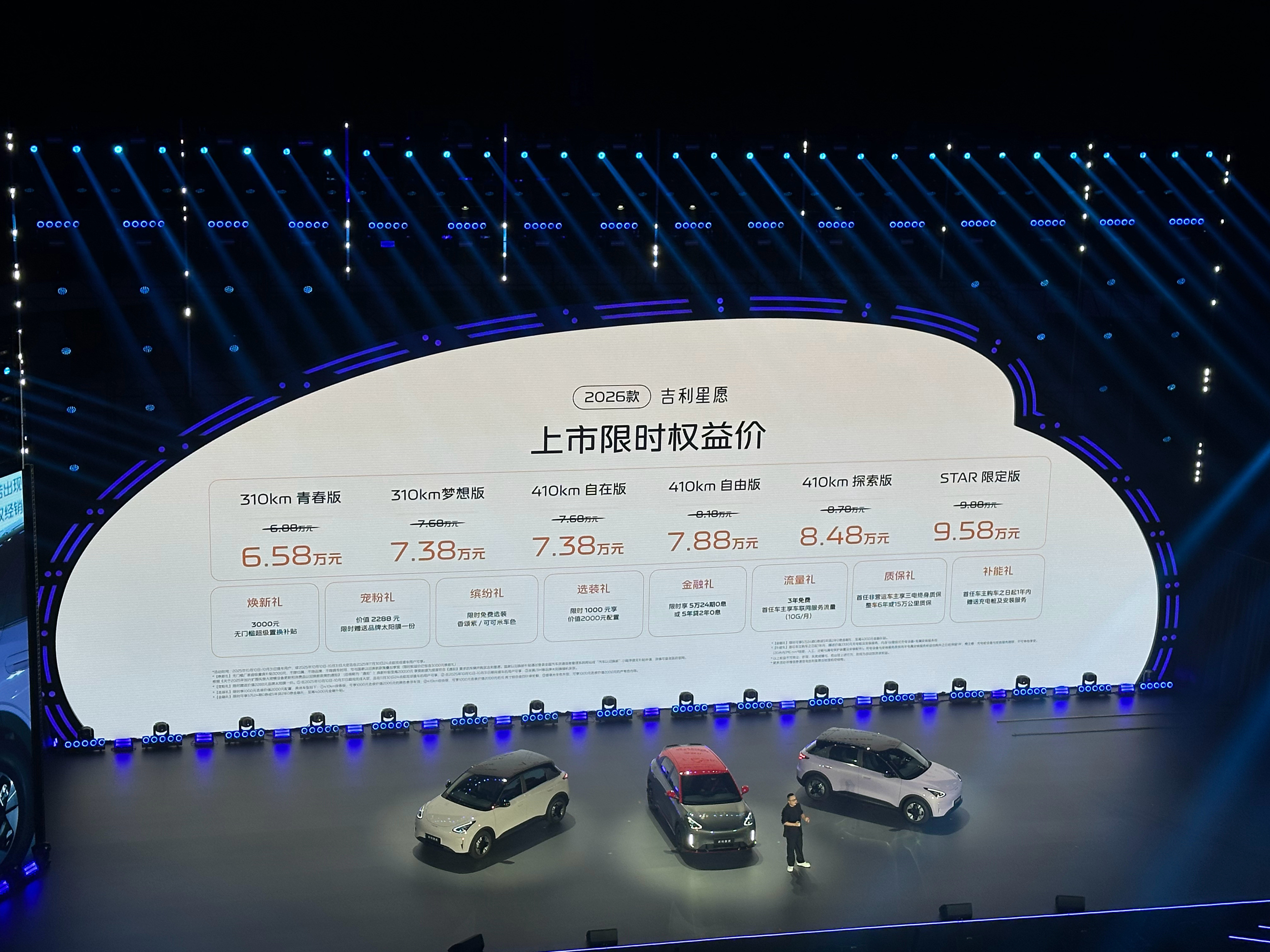 6.58万元起，价格出了，加量不加价！2026款吉利星愿全球上市2025吉利汽车