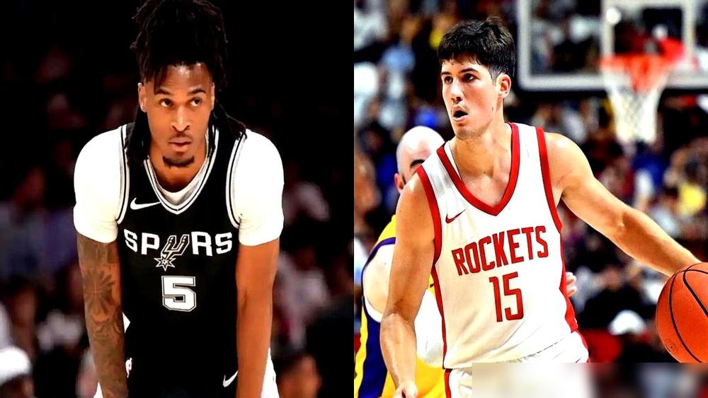 别再纠结3号签和4号签了。我告诉你，火箭和马刺之间真正的差距，是10厘米的身高和