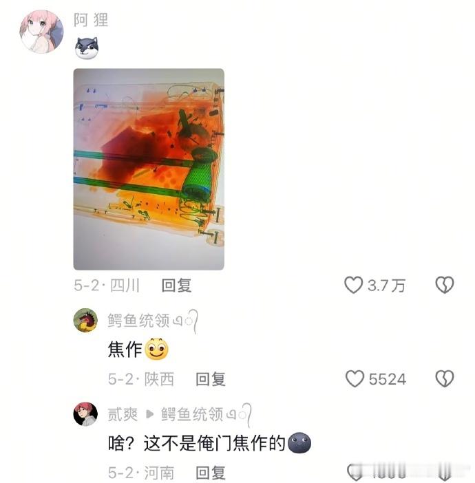 原来安检真的什么都看得见​​​