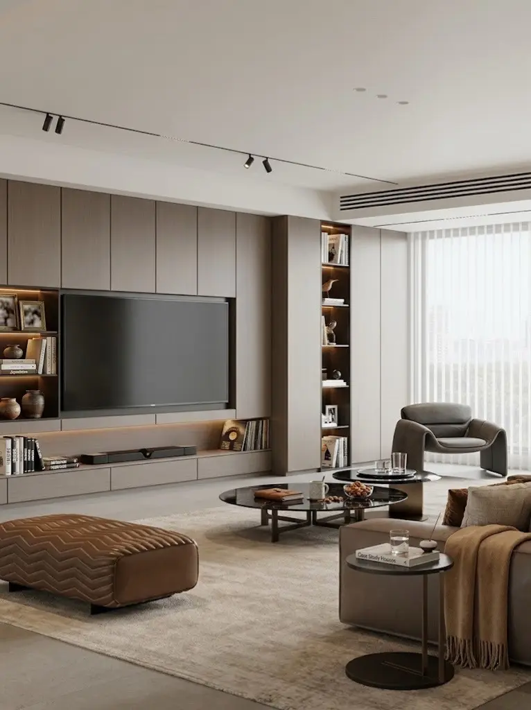 成都新都141㎡意式极简：静谧中的高级感。这个141㎡的意式极简风格项...