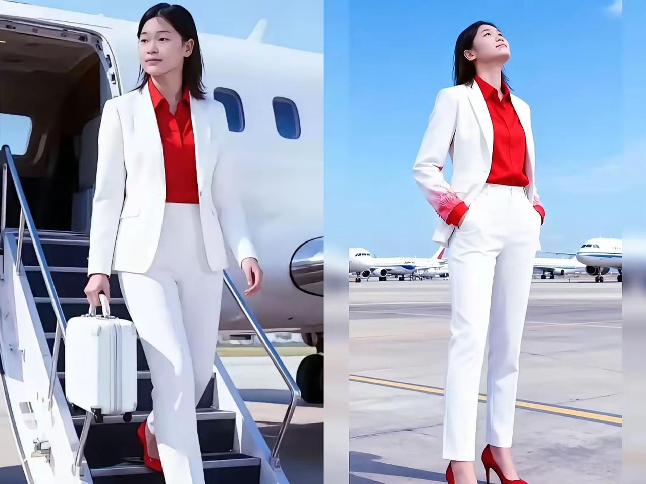 当全红婵摘下泳帽别上航徽那刻，我直接看愣了——这姑娘咋干啥都这么像样！别以