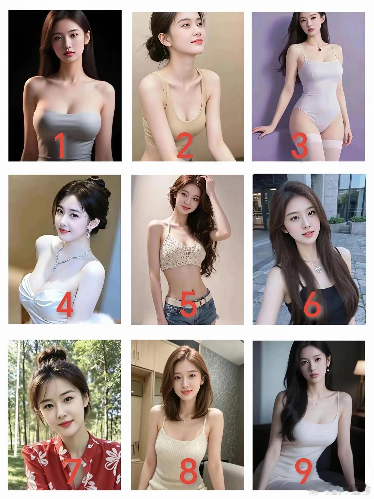 哪个符合你的审美？​​​