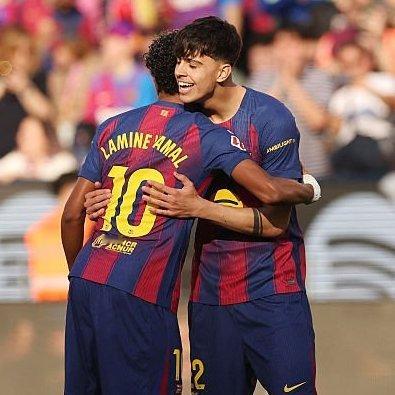 从拉玛西亚到巴萨一线队，从小到大❤️💙亚马尔和伯纳尔巴萨vs莱万特至死不渝红蓝