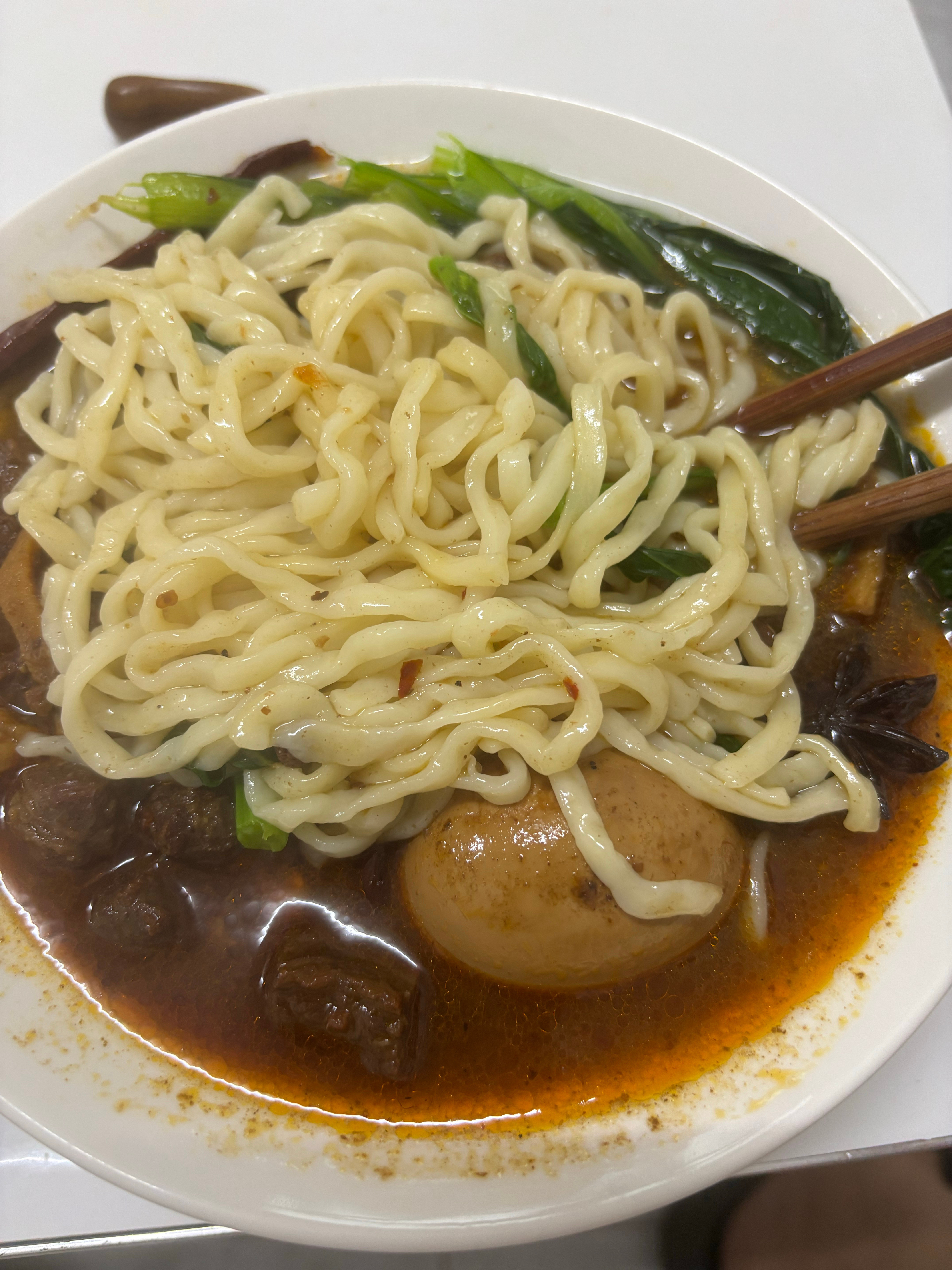 我做的红烧牛肉面​​​