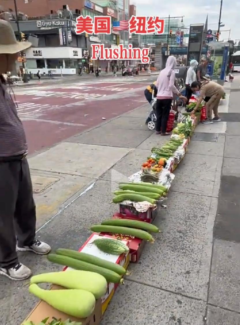 华人大爷大妈纽约摆摊卖菜：热闹背后，是移民老人的体面与挣扎。有句话说得好：中国人
