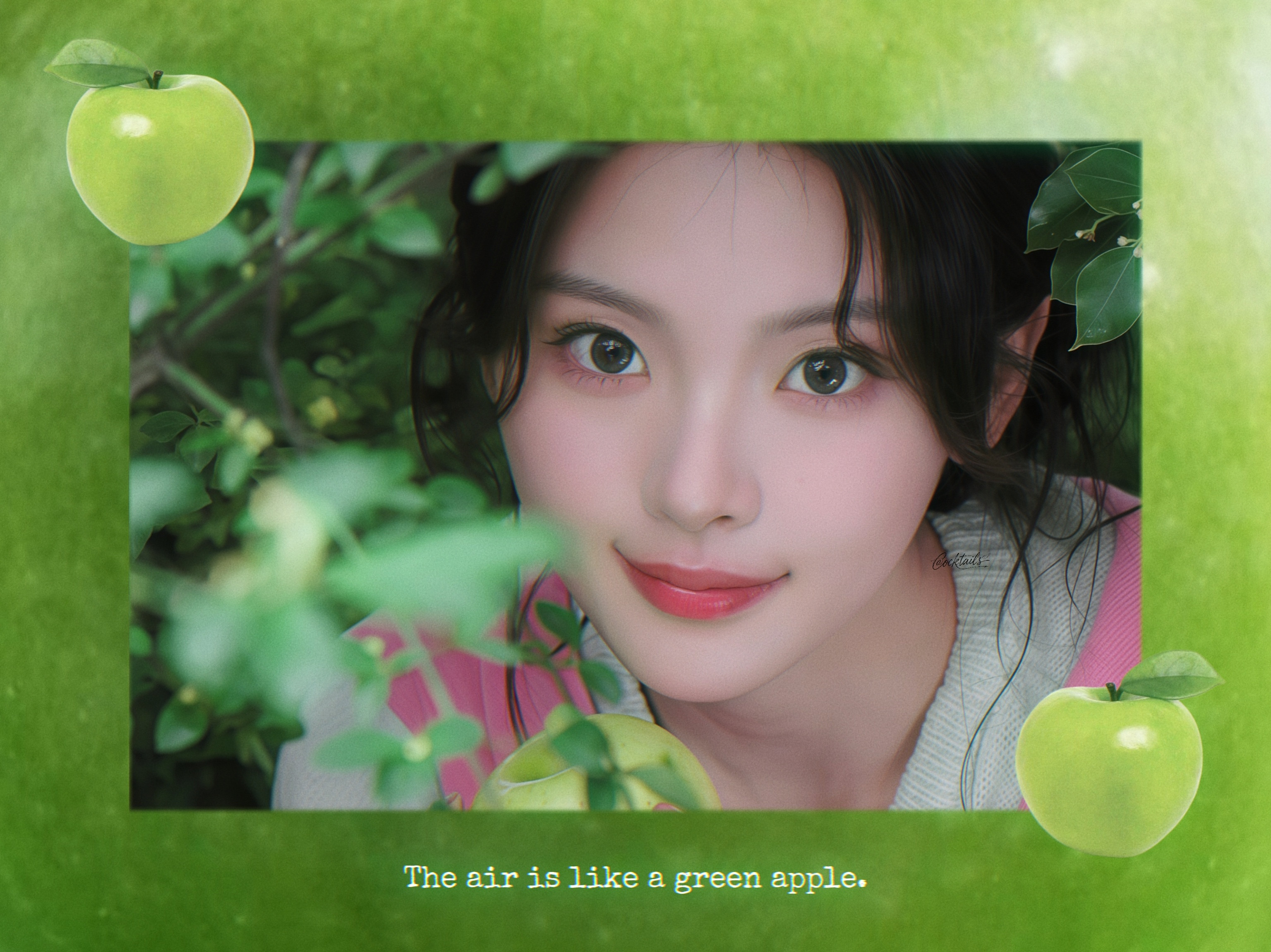 空气像青苹果🍏杨超越郑雨​​​