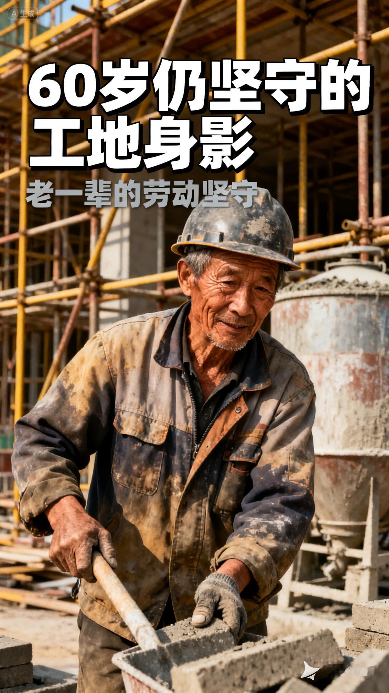 到目前为止有许多50多少的人在工地干活50多岁了家里有小孩的也差不多20岁