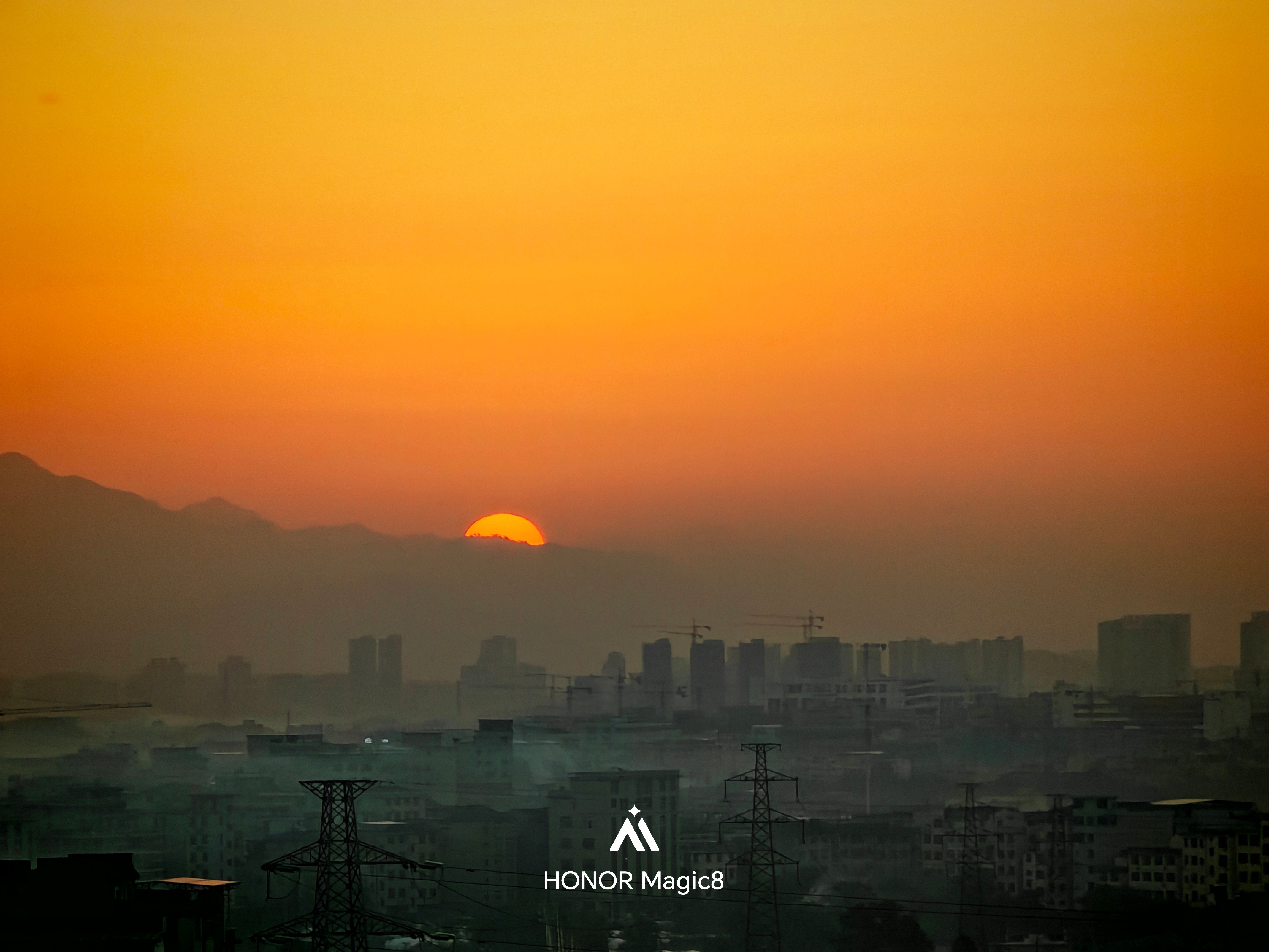 肉眼能感受到的：太阳下山