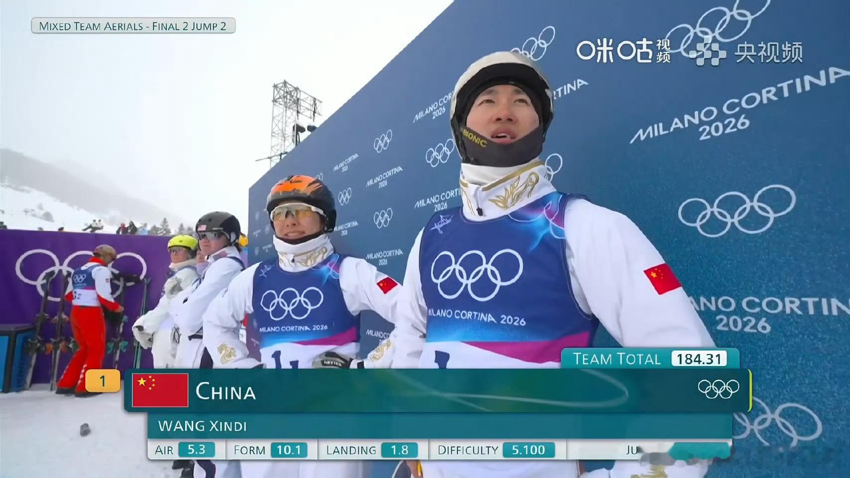 中国空中技巧队2金3铜致敬中国空中技巧梦之队米兰冬奥会空中技巧项目收官，中国队交