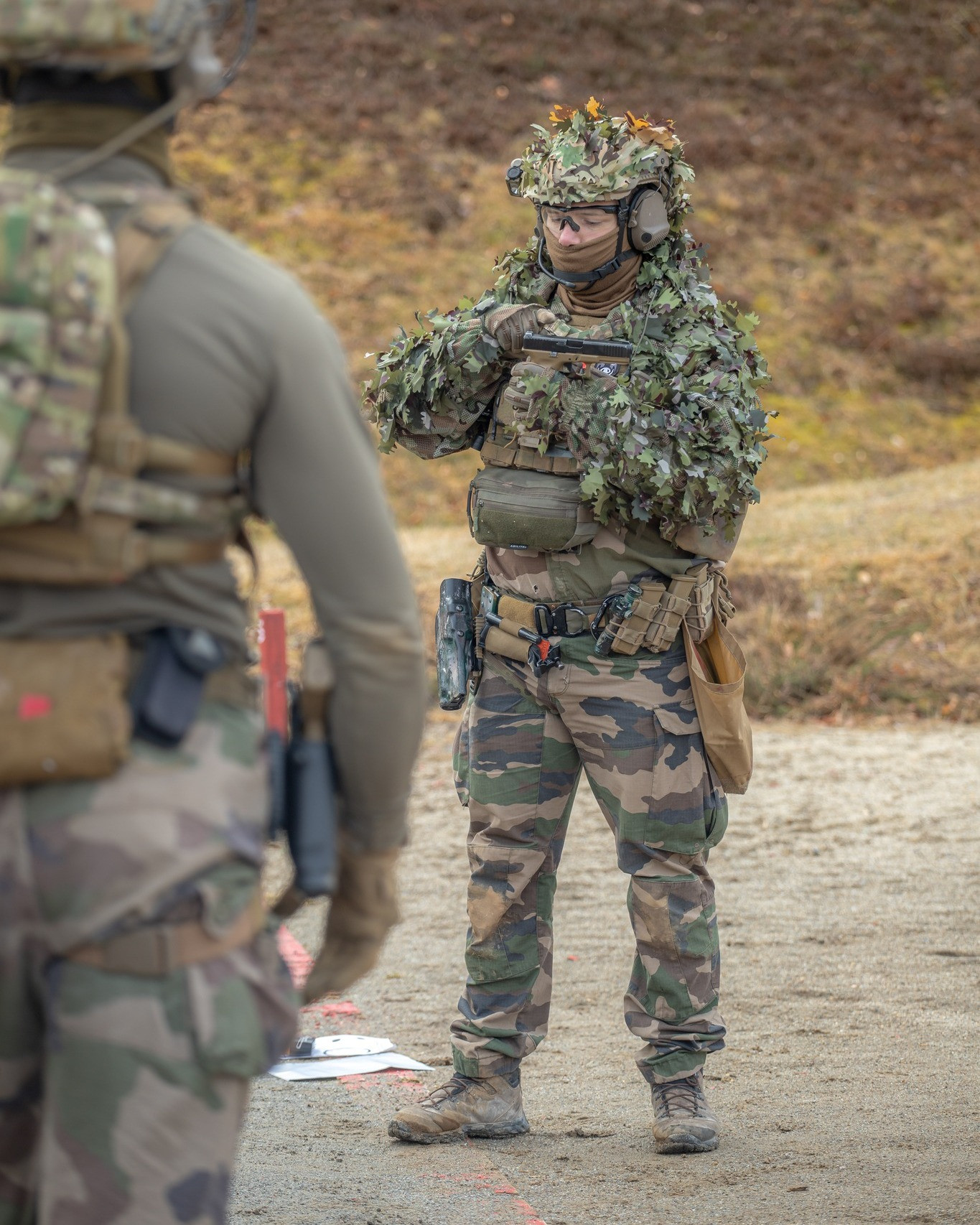 法国126步兵团GCA射击训练