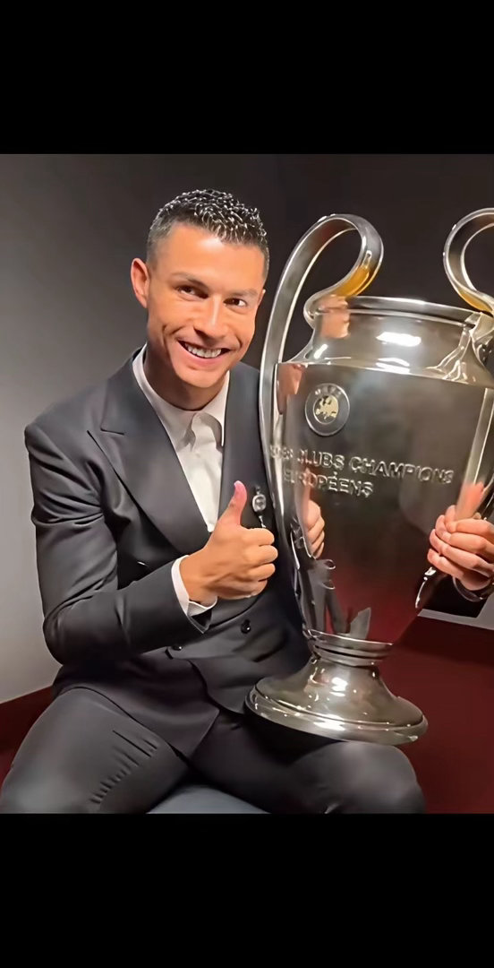 欧冠官方发文问了一个问题，我相信大家心中都有答案。欧冠官方问到：球场上的c罗不可