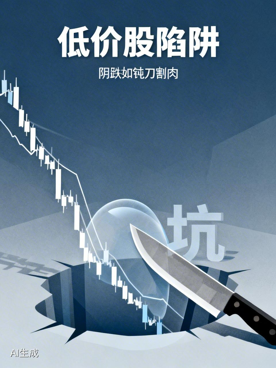 有个朋友最近跟我吐槽，说他终于想明白了一件事：低价股，看着是便宜，其实是坑。