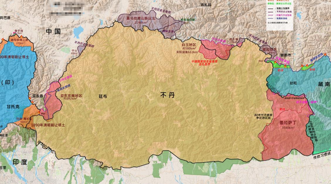 咱们和不丹的边境划线，基本上已经确定，很多土地被收回，但是没有出来正式的官方文件