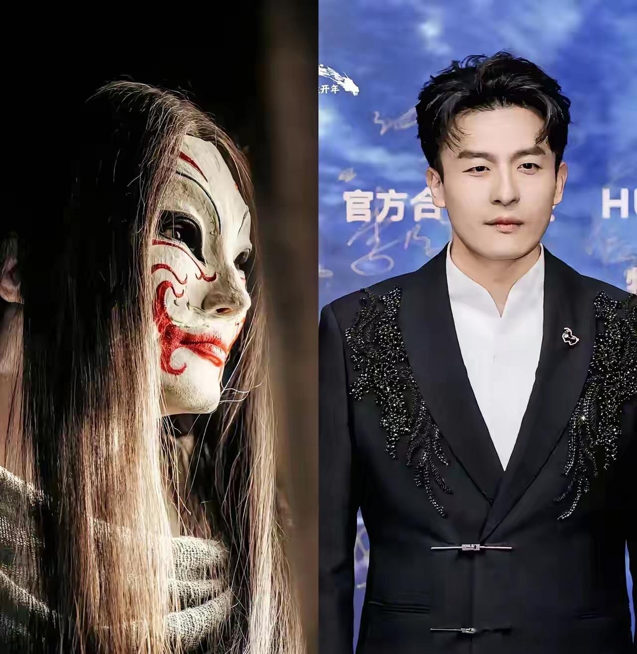 我问我老公，孙艺洲在《镖人》里面演的知世郎，不能露脸，他为什么还要接呢？我老公白