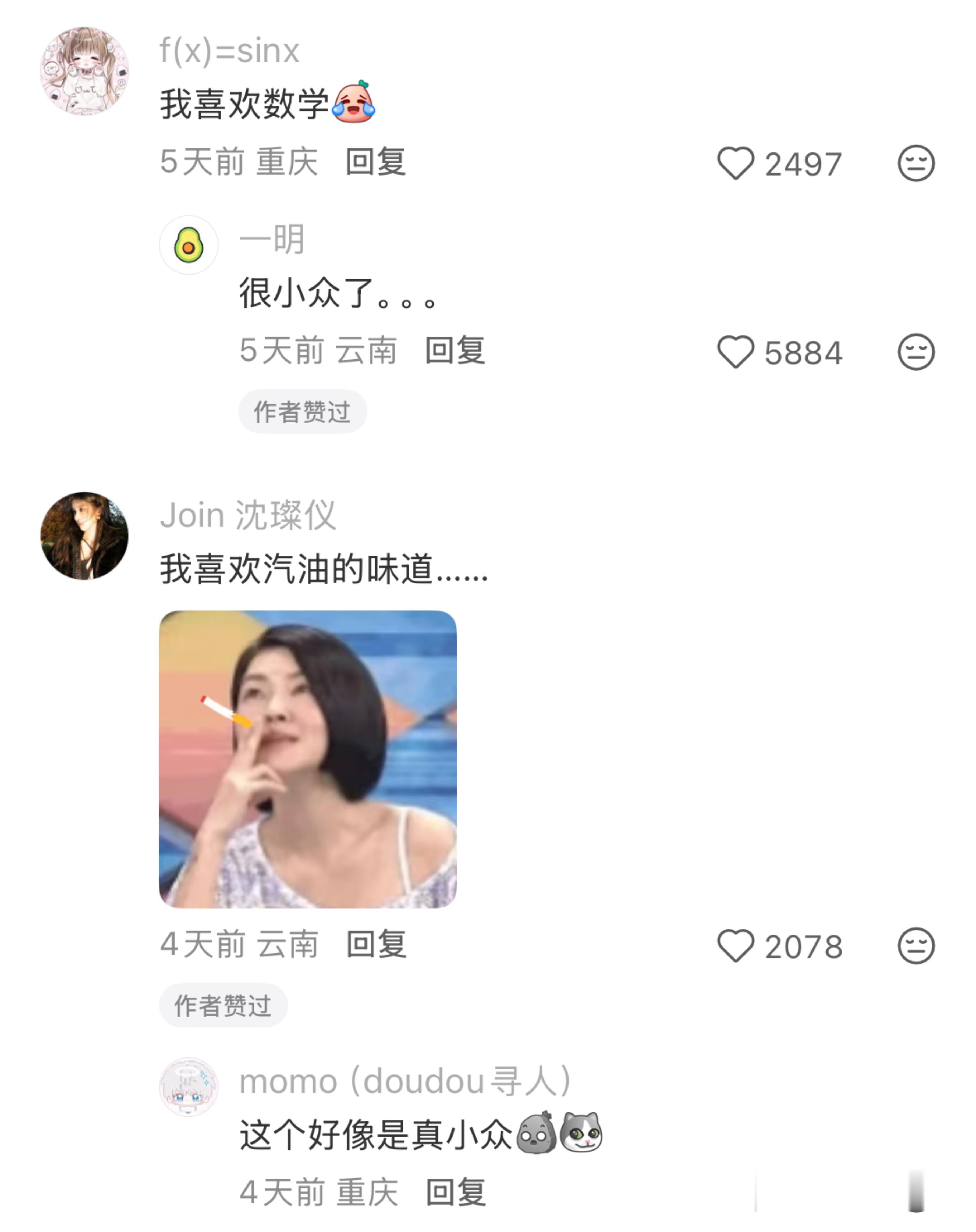 很小众但别人get不到