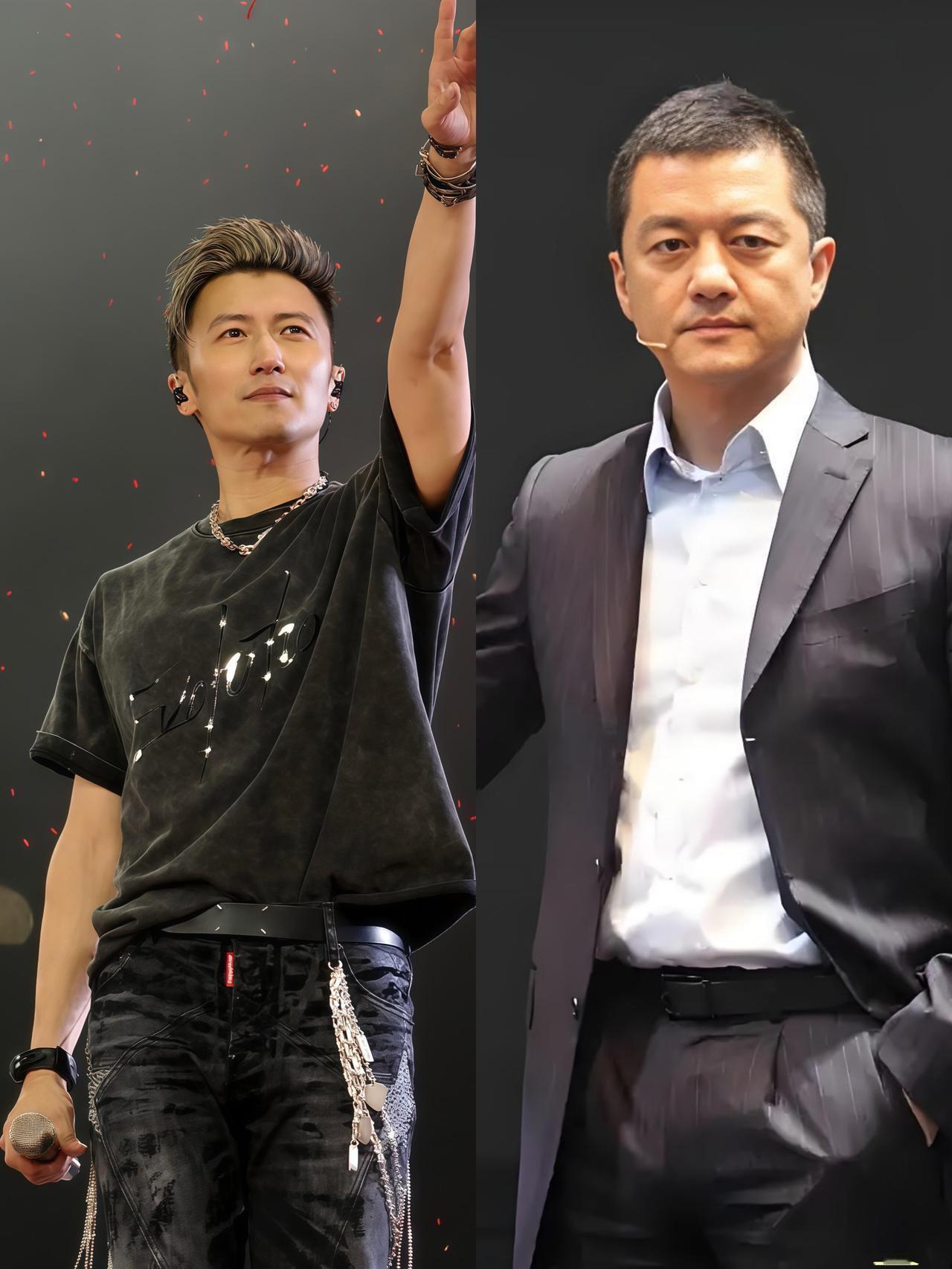 谢霆锋VS李亚鹏谢霆锋看上去玩世不恭却做一行成一行李亚鹏看起来成功人士但做什