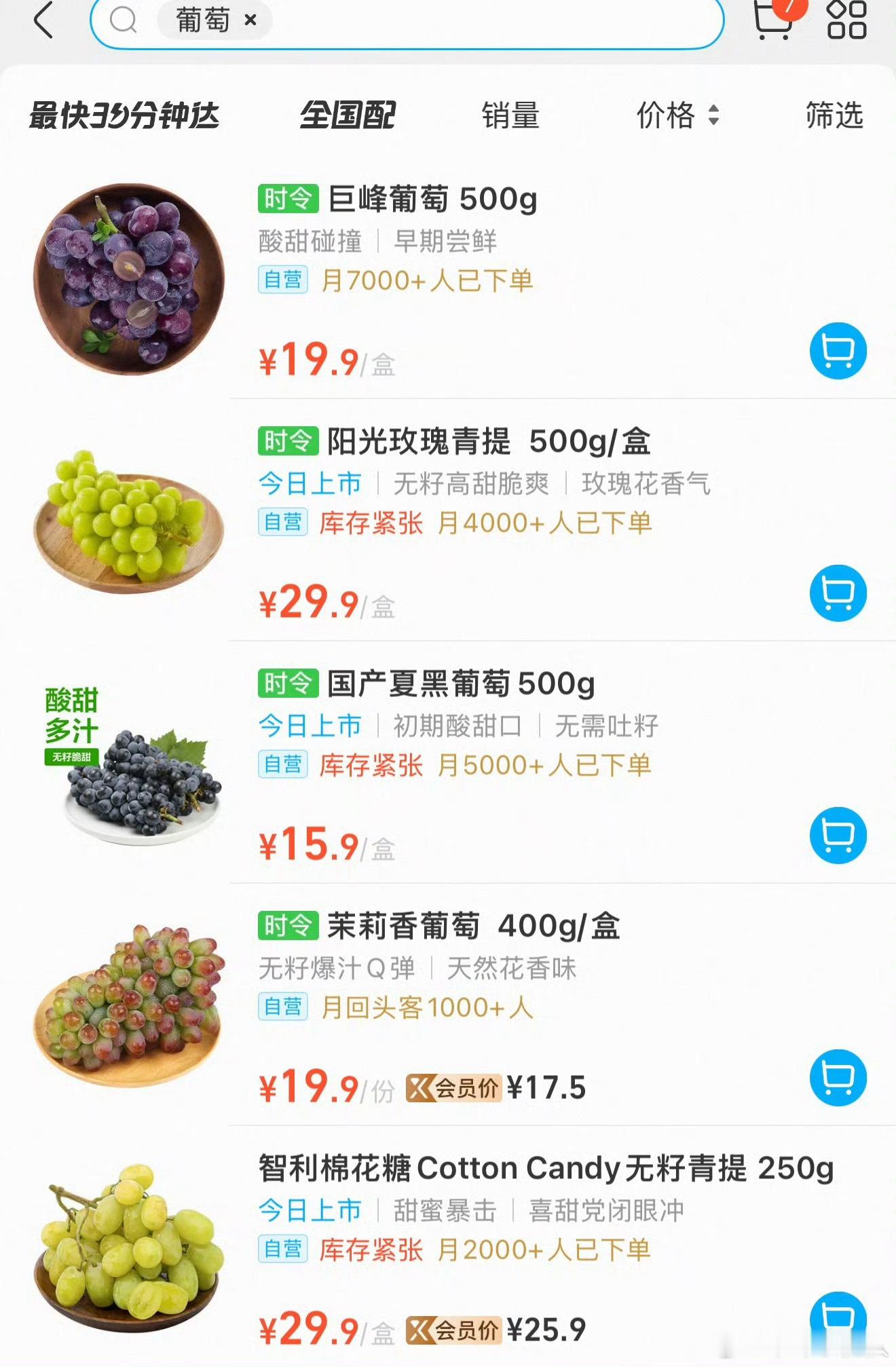 盒马60元一斤网红葡萄卖断货现在这个水果是不是走红全靠换看起来很不一般的名字？然