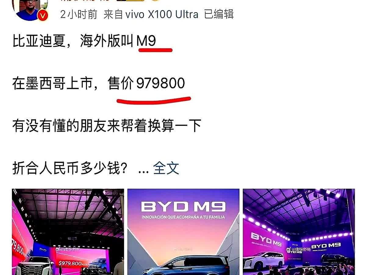 比亚迪在海外这价格，估计国内买家看了要心疼。谁也没想到，国内卖25万起的