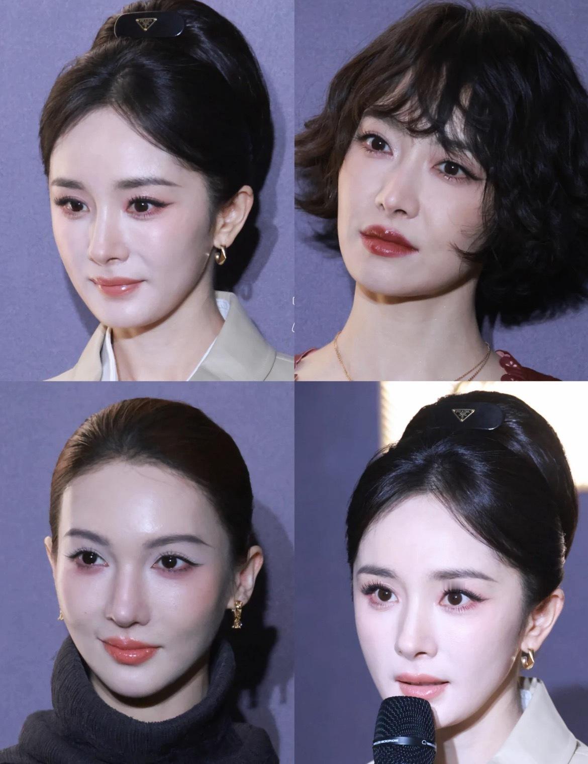 今日活动上的杨幂宋茜金晨生图三位女明星的状态都蛮不错的！