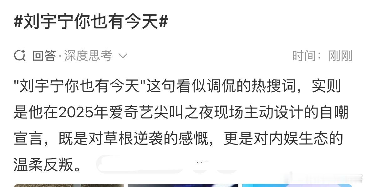 刘宇宁你也有今天总结得真好看哭了刘宇宁以
