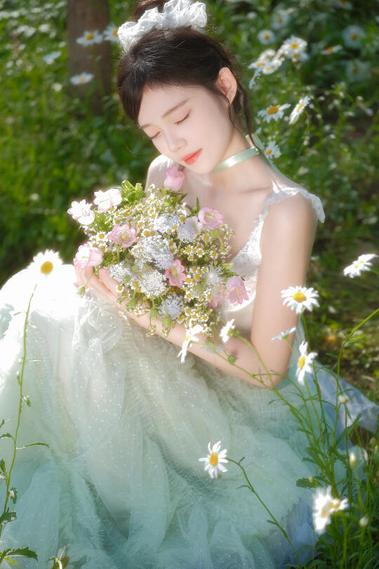 光之少女|浪漫🌸小雏菊氛围感写真