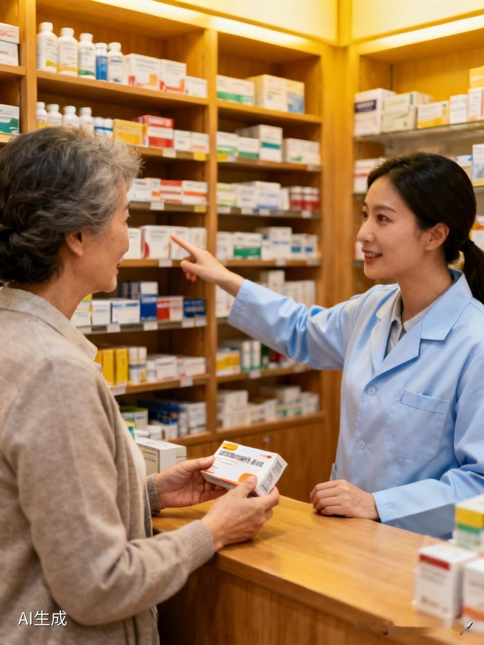 有位中年妇女走进药店，对店员说道：“美女，你们这儿有没有治皮肤的‘鸟药’啊？”