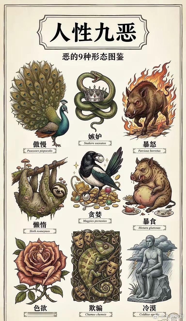 人性九恶，人之初，性本恶？