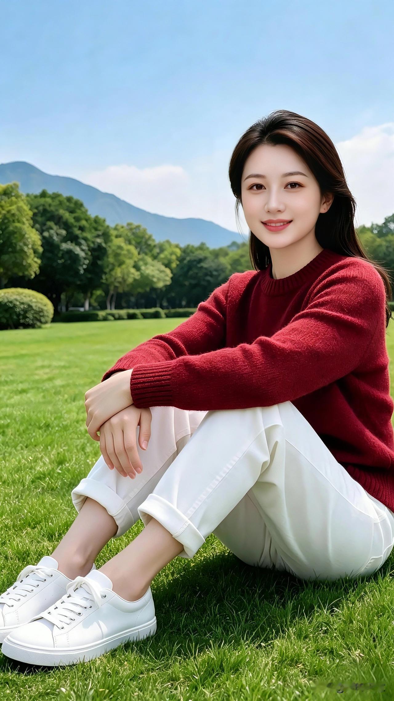 阳光正好，微风不燥，赴一场和大自然的约会。远离城市的喧嚣，坐在绿油油的草坪上，看