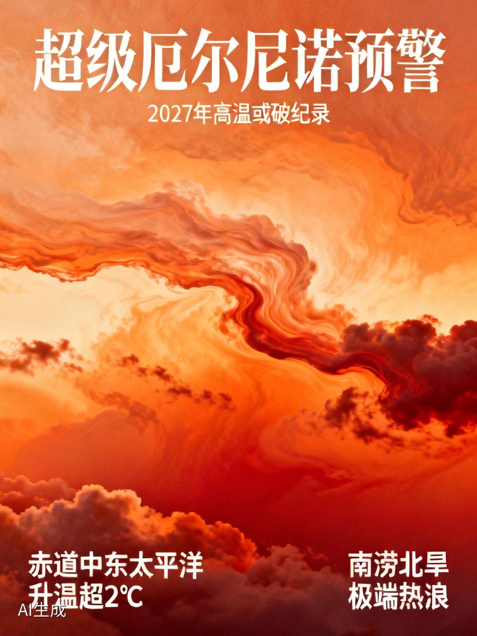 超级厄尔尼诺来袭！2027年或刷新高温纪录，极端天气将如何改变你的生活？