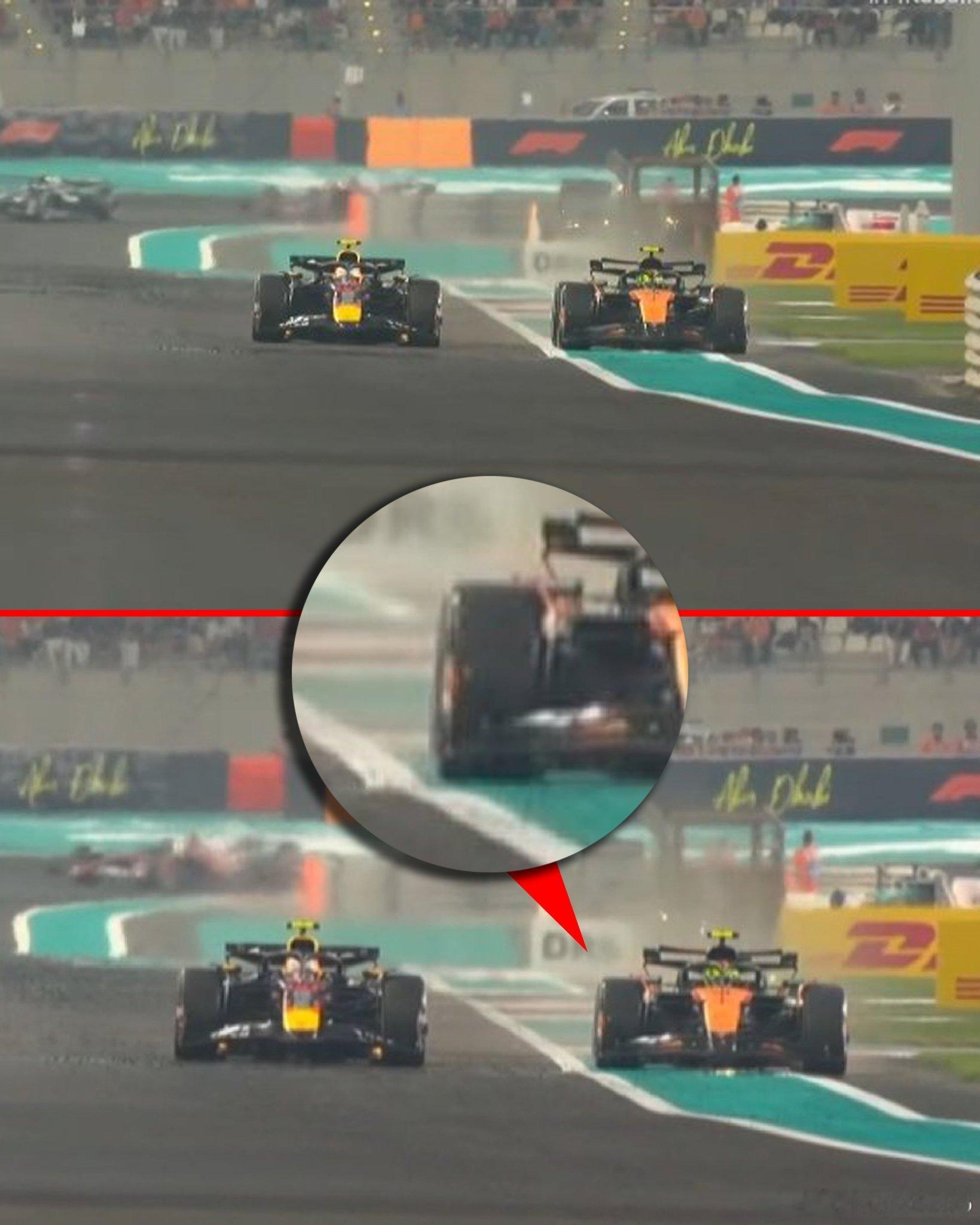 那诺里斯稳了啊，世界冠军了，这个判罚不给的话乐扣基本上是超不过诺里斯的（他将拿到