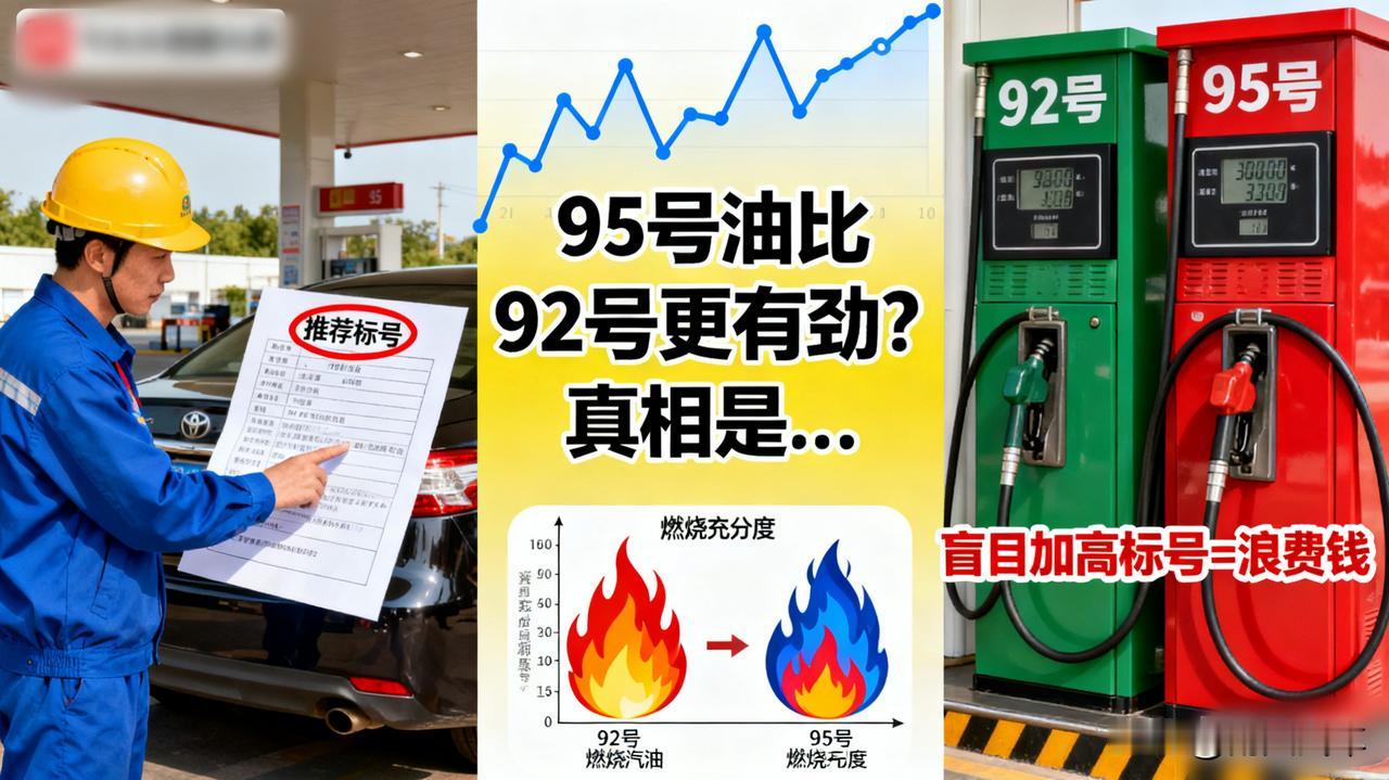 95号油比92号更有劲？加油工告诉你真相！在加油站工作了5年的老同学告诉我，