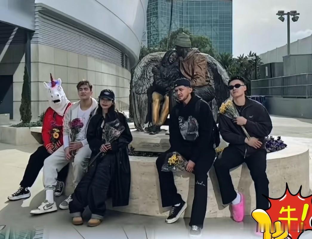 郭艾伦人到洛杉矶，行程满满不停歇，一天到晚连轴转，忙得脚都不沾地。他先是跑去