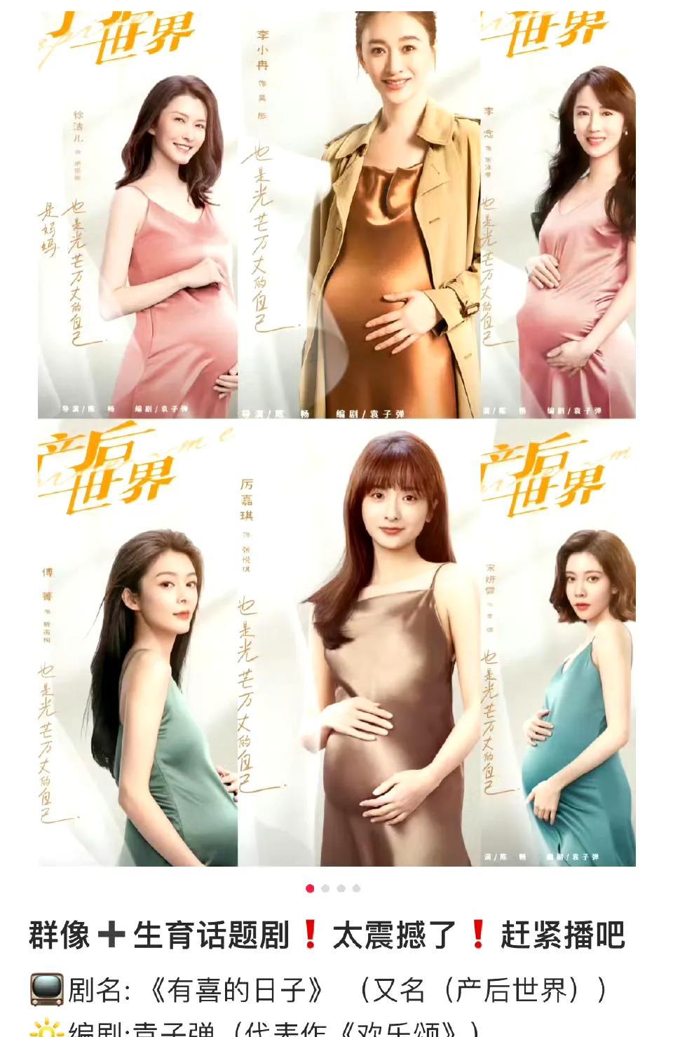 谁能想到，高分韩剧《<em>产后调理院</em>》被翻拍成了都市剧《有喜的日子》主演李小冉、李念