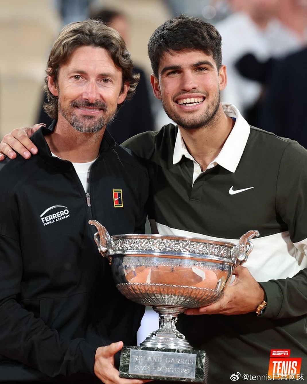 费雷罗接受ESPN采访谈他和阿尔卡拉斯的一切⭐️谈到再度执教阿尔卡拉斯，费雷罗表