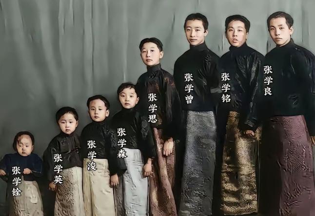 “东北王”张作霖风流成性，生育能力极强，一辈子娶了6位夫人，生下8个儿子、6个女