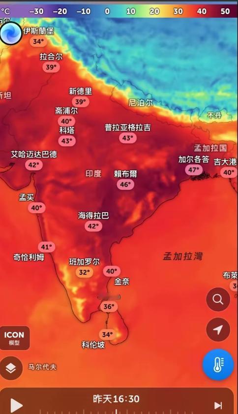 印度高温突破50度成常态，我们更要警惕他们在拉达克的野心！印度的极端高温，已经不