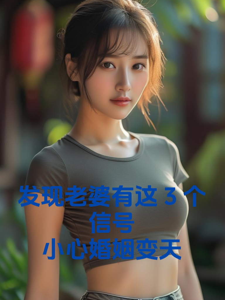 发现老婆有这3个信号，小心婚姻变天！