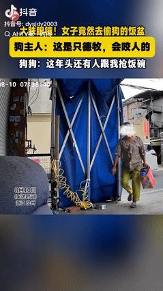 “缺德到家了！”浙江杭州，一男子给狗喂饭时，意外发现7元买的不锈钢狗盆不见了，他