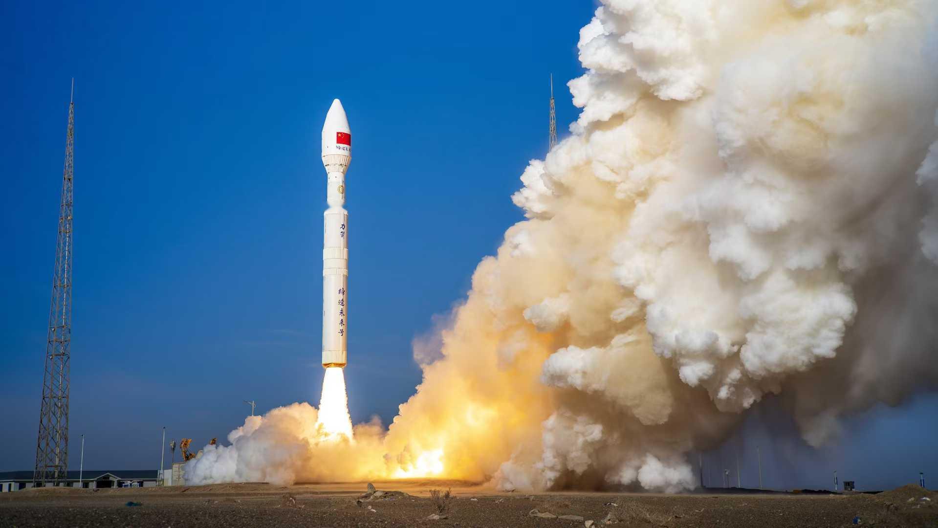 来！高清！【力箭一号遥十一🚀一箭九星】（摄影：酒王大师！）