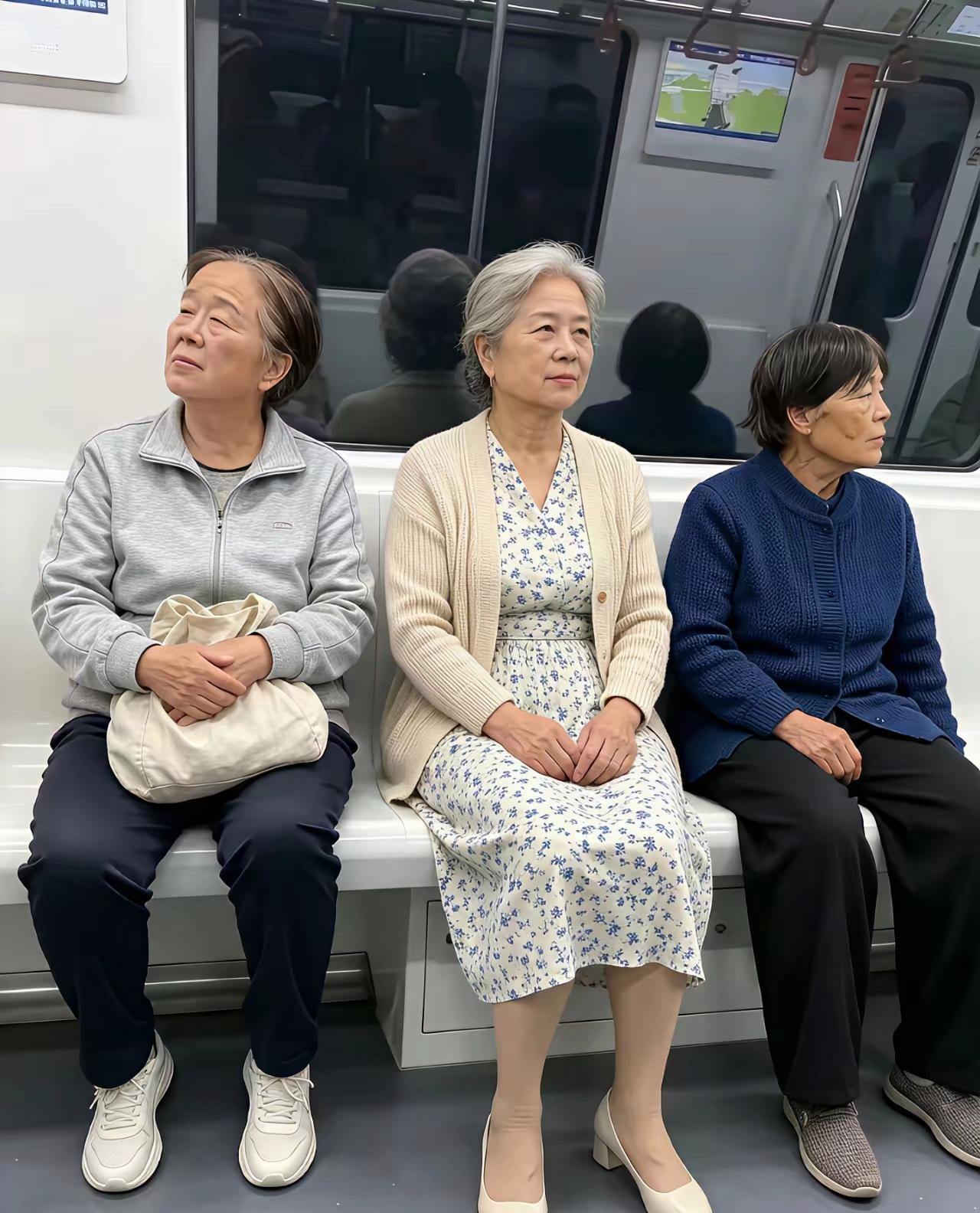 这三位阿姨的形象，等你老了，你希望自己成为那个阿姨的样子