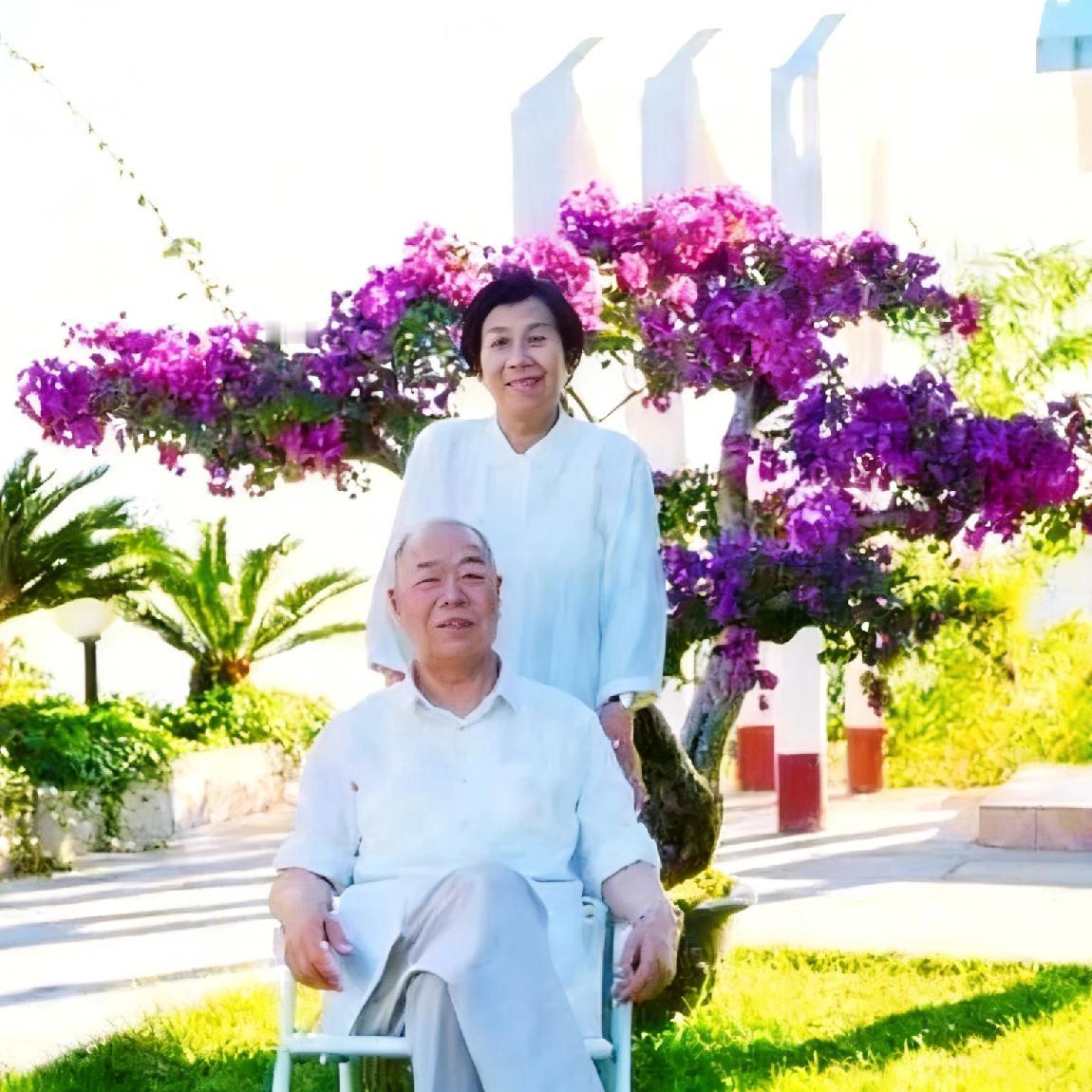 80年代，徐湖平曾经的老首长，岳振华大校和妻子，一张温馨的合影，照片中的两人衣着