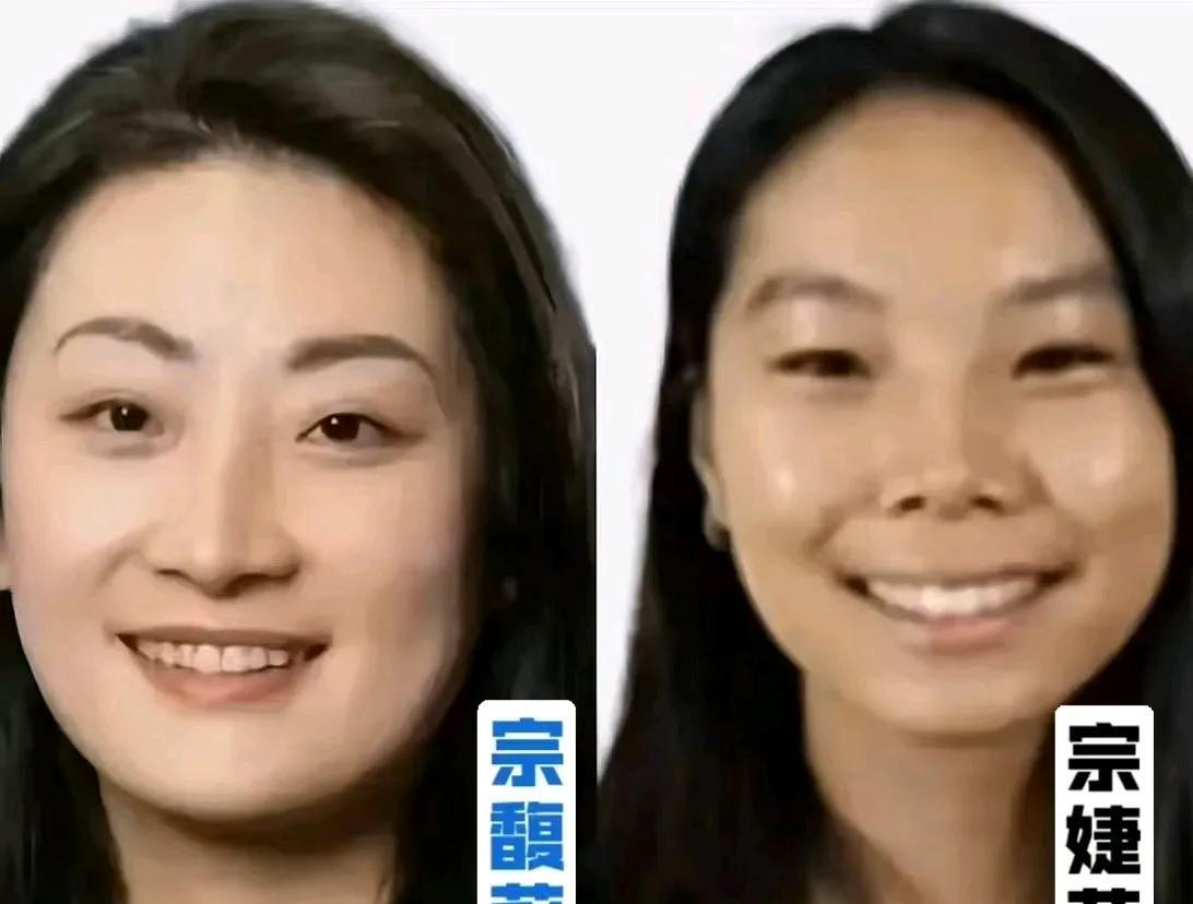 单看长相的话，这俩人就是八竿子打不着的面相，五官和脸型找不到一样相同的地方，看不