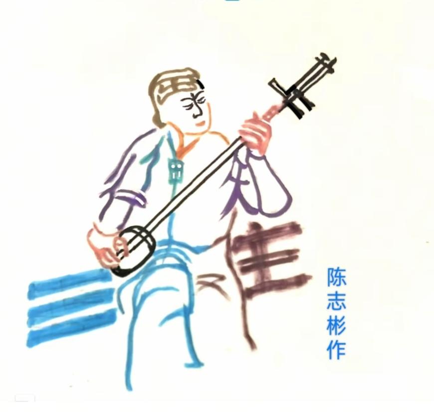 图中画面真给力；一个帅哥在弹琴；造型还是挺别致；演奏一曲琵琶行；画面隐藏