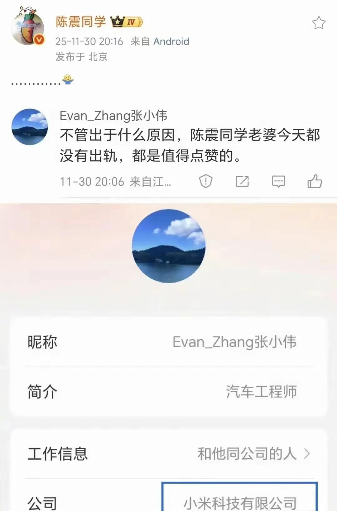 雷军和陈震哪一个会自食恶果[？？？]