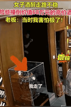 老板当时害怕极了，怕它不摔下来