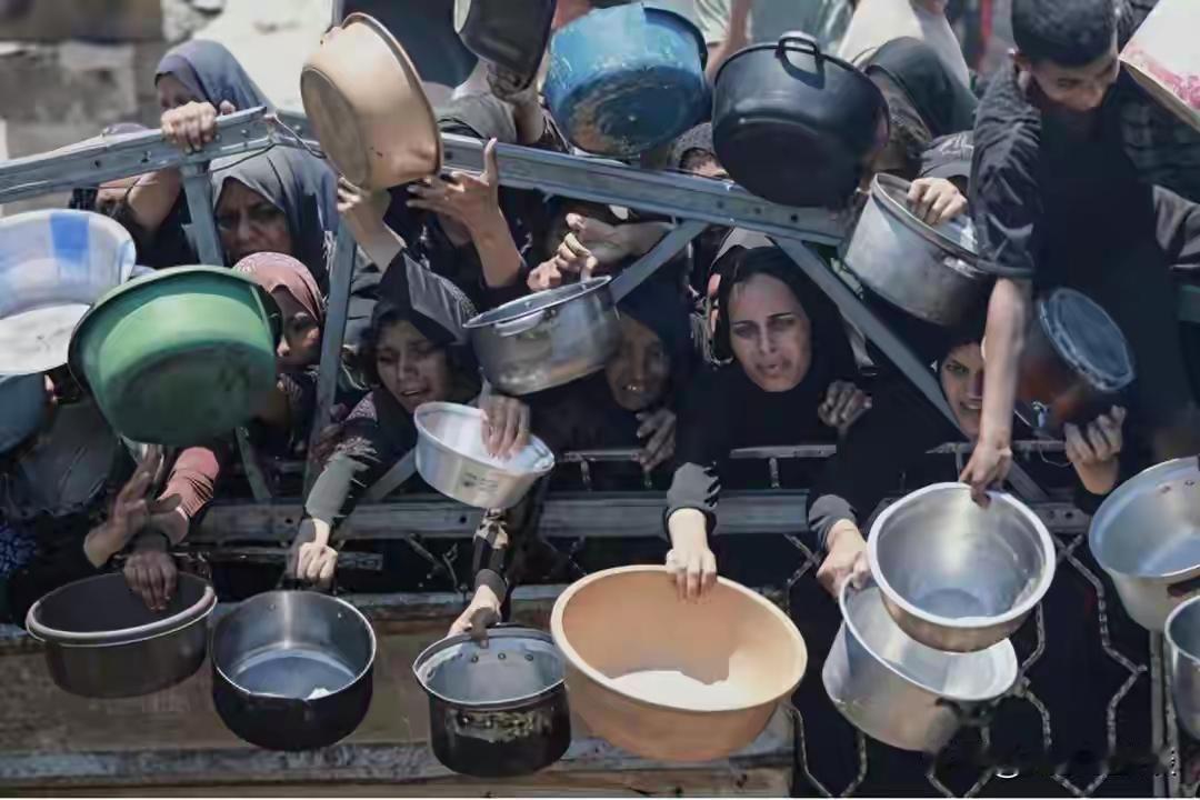 18个人分一个面包。这是2026年，加沙200万人正在过的日子。200万人，