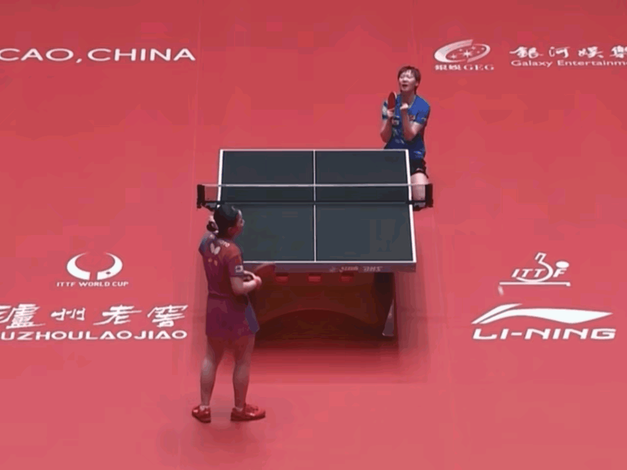 这场比赛换谁都不一定能赢下来太艰难了！张本美和的进步不是一星半点整个技战术